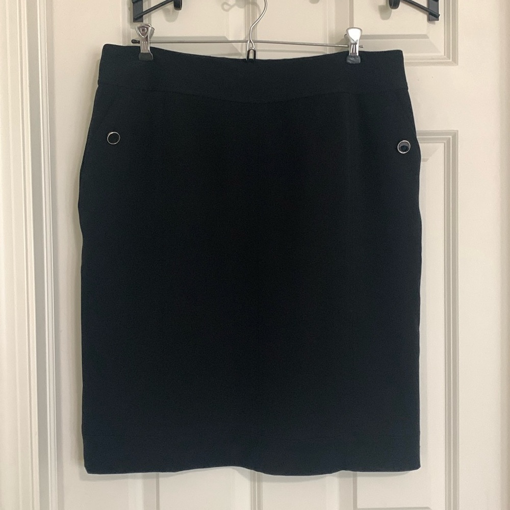 Black pencil skirt
